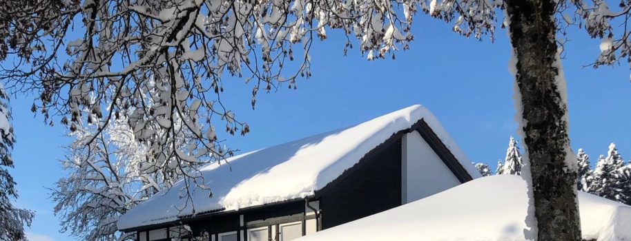 Schnee-Traum am Möglinger Haus in Grünenbach